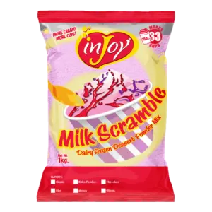 inJOy Scramble Powder Mix and Flavored syrup for Toppings