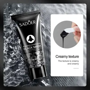 PROMO TERBATAS!!! Sadoer Bamboo Blackmask Charcoal Masker Pencabut komedo Blackhead Mask Anti Komedo Tube