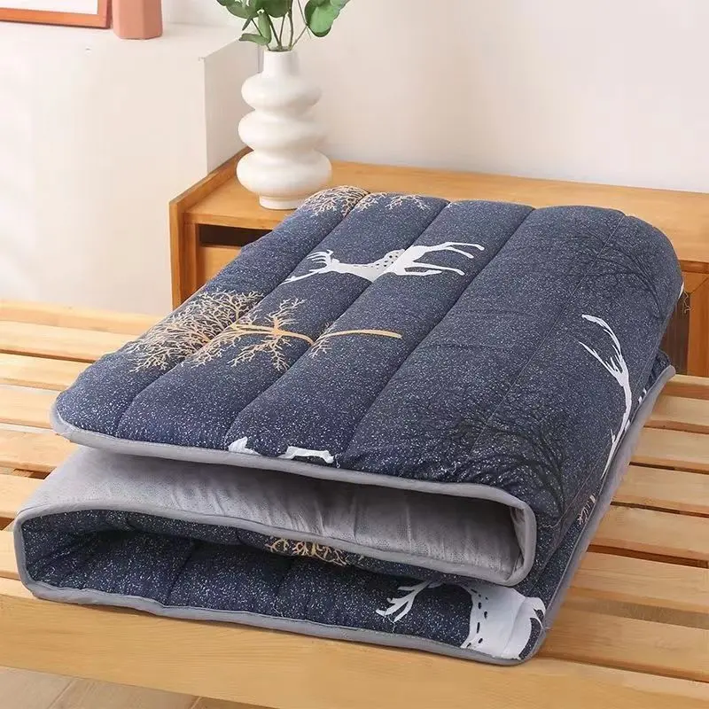 Nệm Giường Một Tầng Cho Trẻ Em, Dày Dặn, Chất Liệu Tatami, Thích Hợp Cho Ký Túc Xá Sinh Viên, Nệm Giường Đôi Cực Dày, Có Thể Gập Lại 5