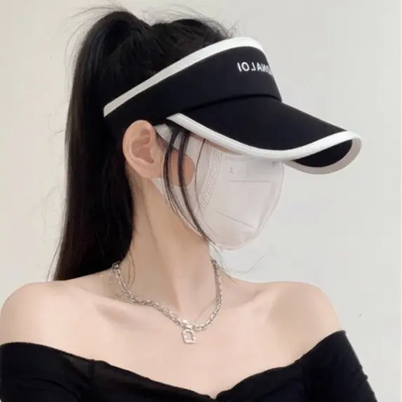 Mũ Lưỡi Trai Nam Nữ Nửa Đầu Chống Nắng MENDNALDI Dáng Thể Thao, Mũ Chống Nắng Cho Nữ Năng Động Trẻ Trung Thời Trang 0
