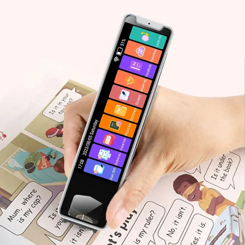 Off-line intelligent language translator pen, voice translator, Arabic to Koran, 134 languages, intelligent translation.