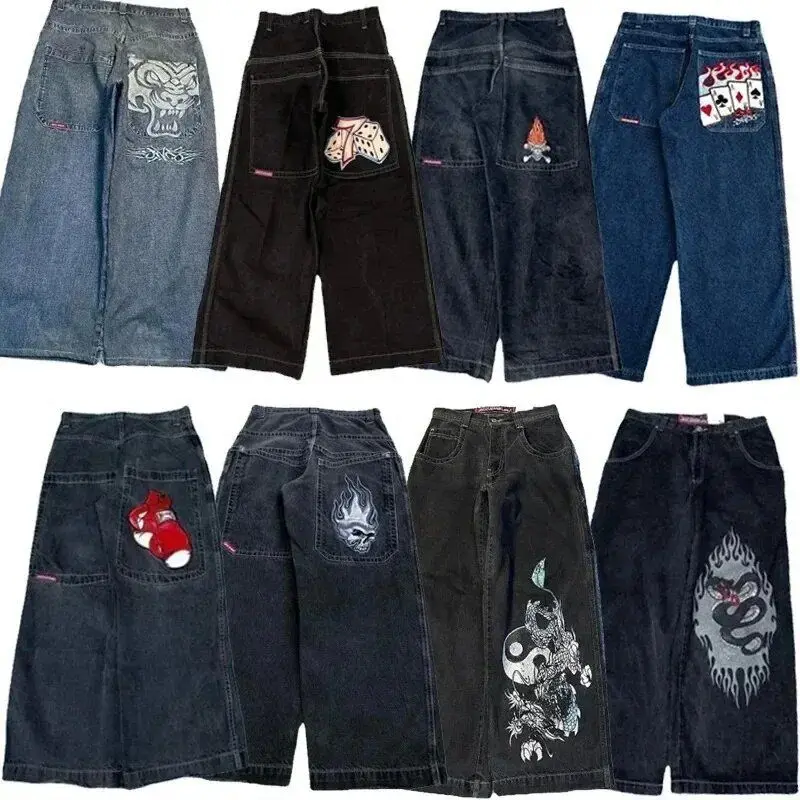 Quần Jean Hip Hop Đường Phố Mỹ Thương Hiệu Thời Trang Thời Trang Mùa Hè Mới Y 2g, Quần Rộng Thường Ngày Mới Cho Nam
