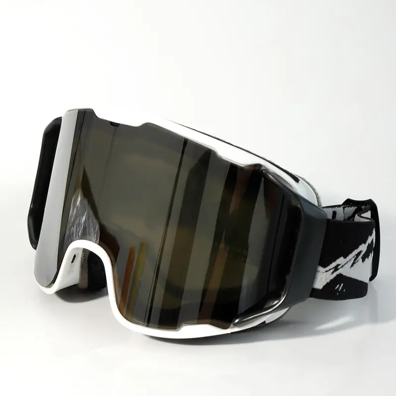 Ski Goggles, Anti-fog & Windproof Ski Goggles for Outdoor Mountaineering, Ski Goggles for Men, Women and Teenagers 0