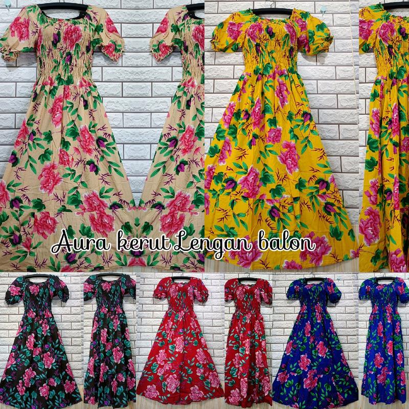 Long Dress Kerut Dada 4