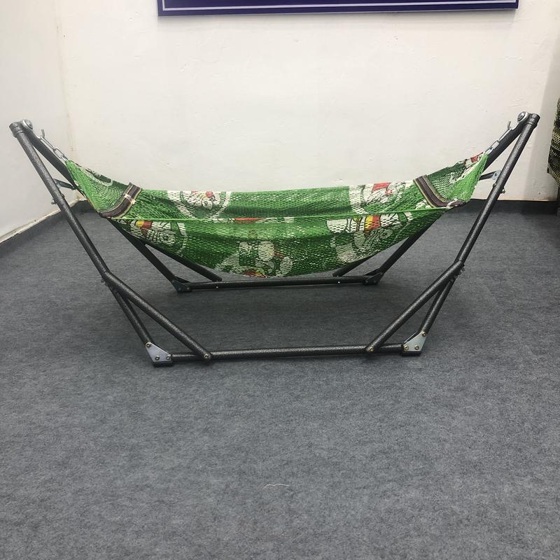 (HN)bộ võng xếp mini em bé gồm khung võng mini thép sơn tĩnh điện và lưới võng mini em bé có hình 1