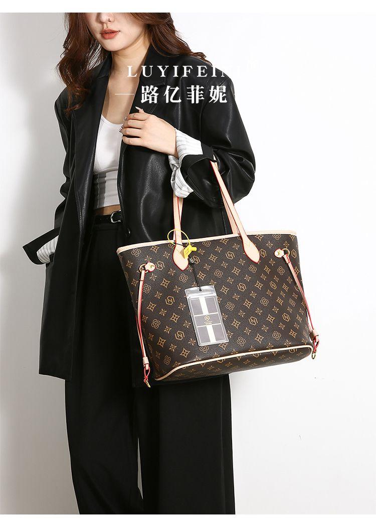 Product Introduction of Túi Tote Cầm Tay Hong Kong, Giá Cả Phải Chăng, Sang Trọng, Cao Cấp, Phong Cách Cổ Điển Da Thật, Thời Trang, Dễ Phối Đồ Thích Hợp Đi Lại, Dung Lượng Lớn, Không Thấm Nước, Túi Đeo Vai Nữ 1