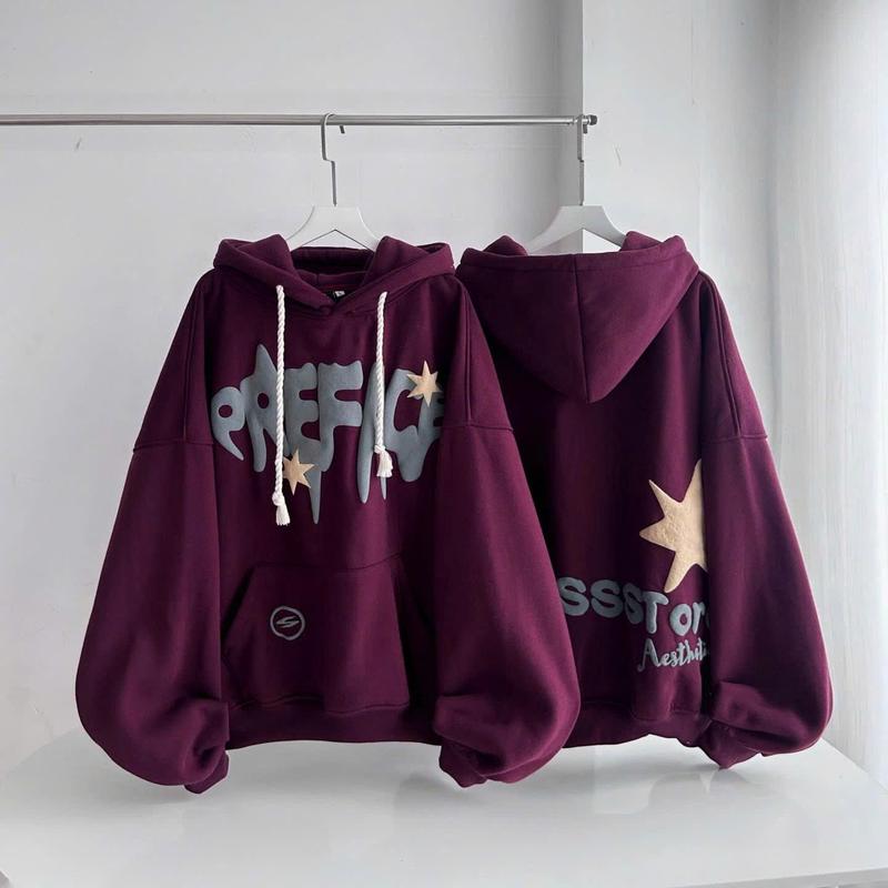 Product Introduction of Áo Khoác Nỉ In Chữ Nổi Jacket Top Nam Nữ Chống Nắng Giữ Ấm Khi Gió Lạnh Về - Women 9