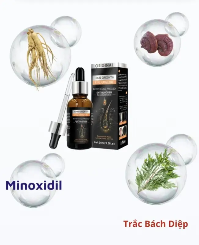 [Combo 2 Chai] Serum DHT K.ích Mọc T.óc, Mày, Râu - Hỗ trợ giảm rụng t.óc, giúp t.óc chắc khỏe 4