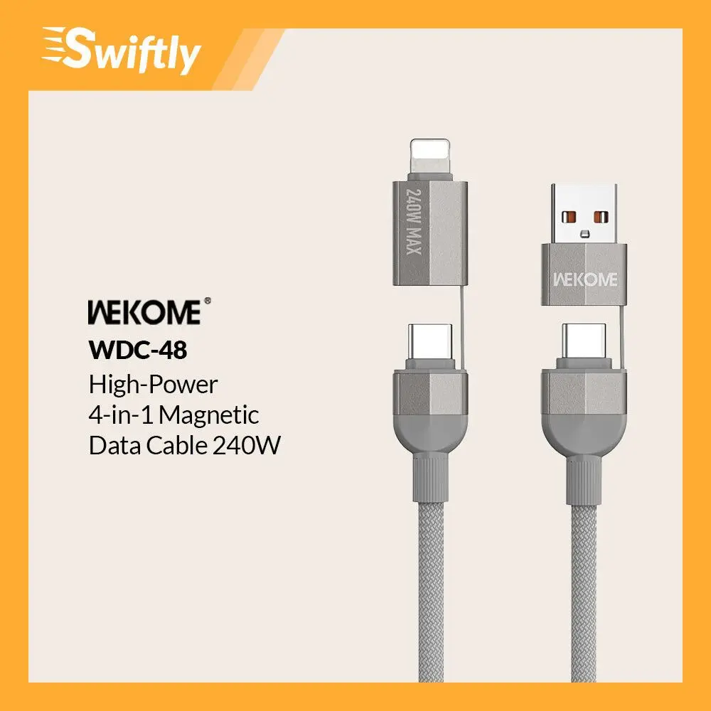 WEKOME WDC-48 4-in-1 Magnetic Charging Cable