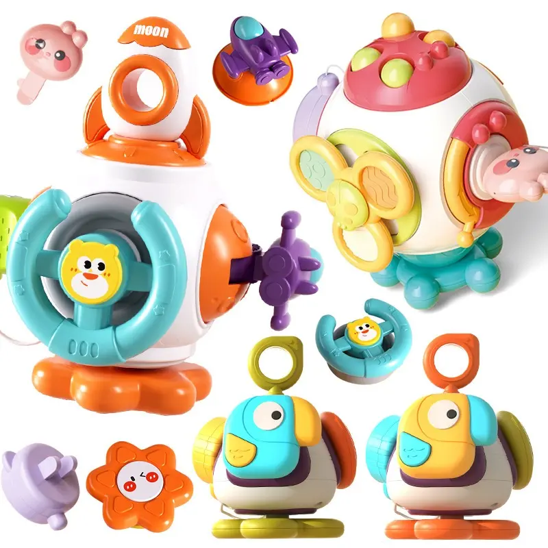 Baby Sensory Gripping Ball | Busy Ball Toy | Finger Spinner | Early Development Montessori