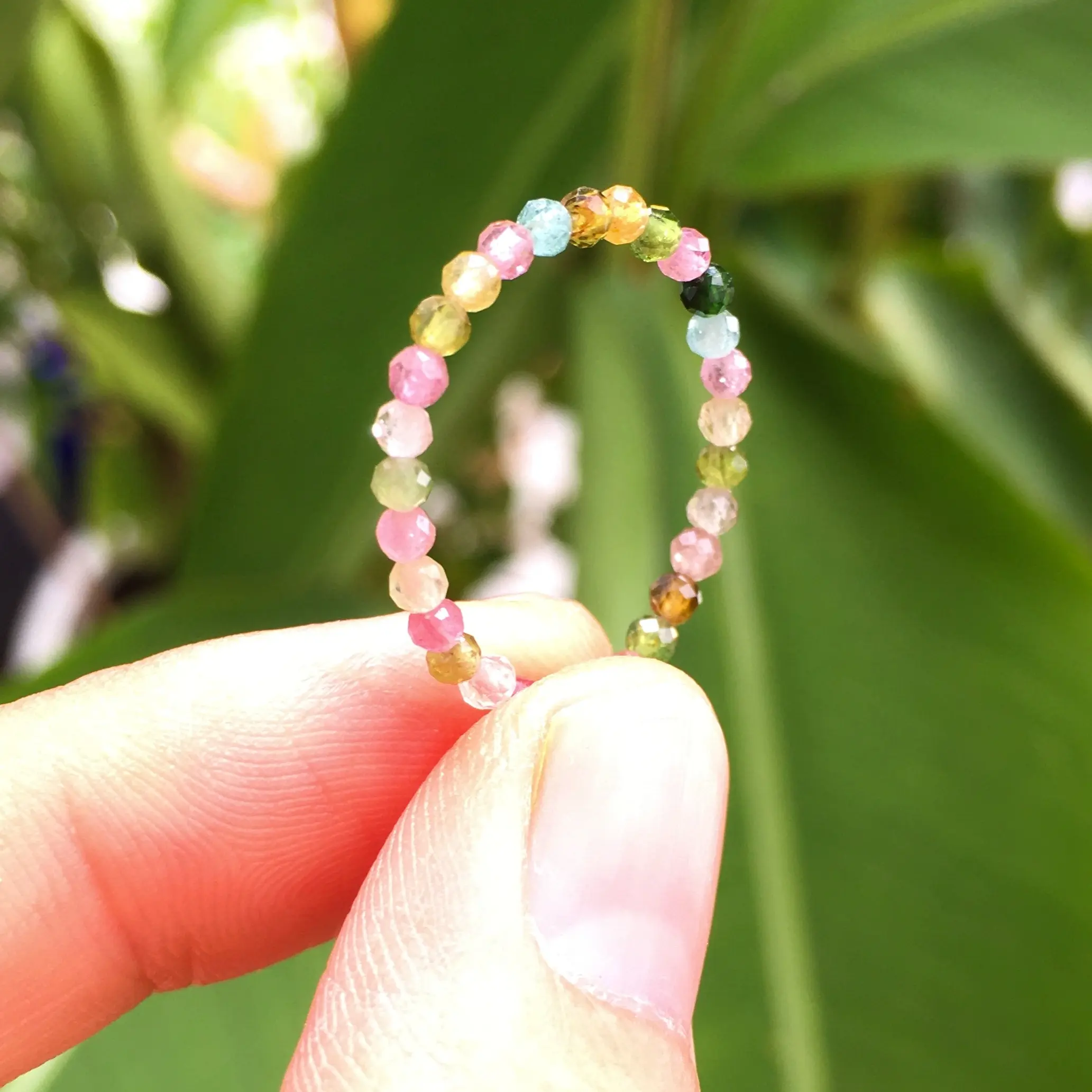 Nhẫn Đá thiên nhiên Tourmaline hỗ trợ kết nối, bảo vệ bản thân