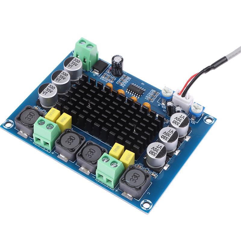 Product Introduction of Chip TPA3116 D2 XH-M543 12V 24V 120W*2 Dual Channel Digital Power Audio Amplifier Board 120W X2 TPA3116D2 19
