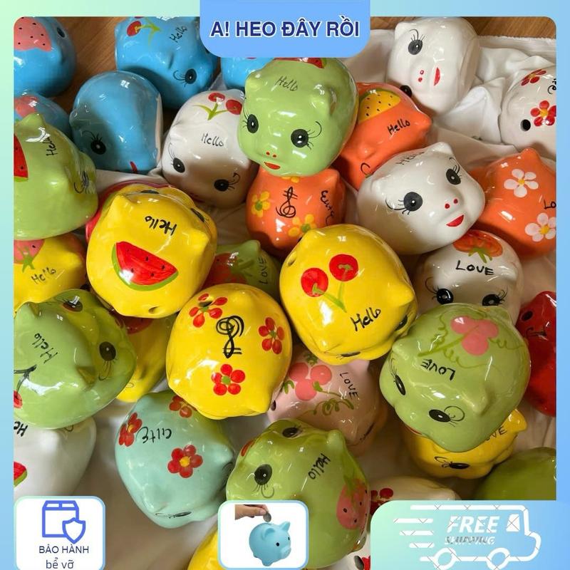 [ lỗ tròn + dẹt ] Heo siêu mini lỗ tròn 28k/ ống heo tiết kiệm lỗ tròn/ heo lỗ tròn Ống Tiết Kiệm Đựng Tiền