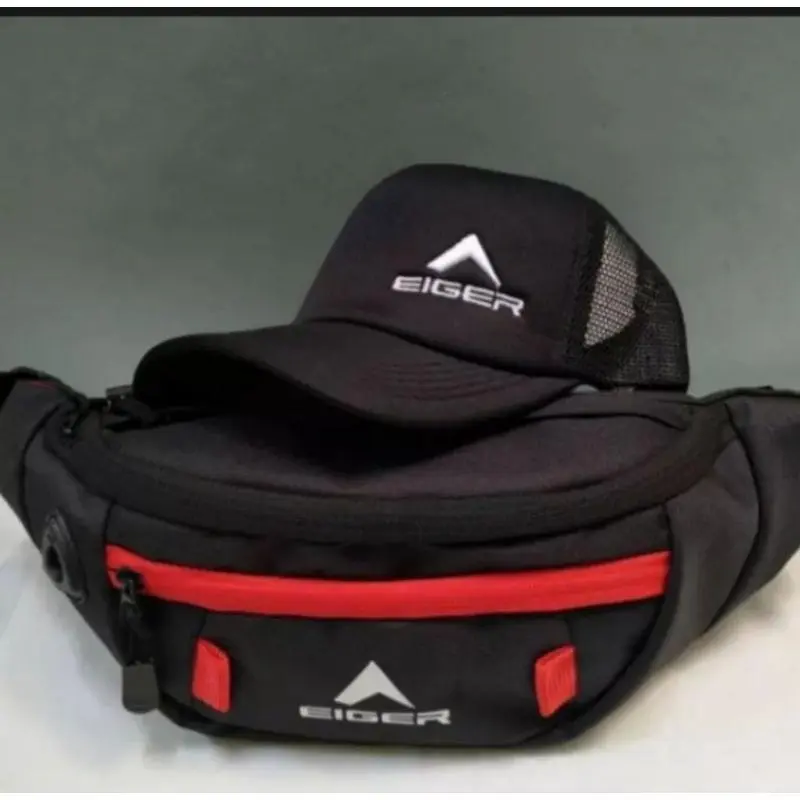 BELI 1 GRATIS 1 TAS SELEMPANG GRATIS TOPI[BELI TAS GRATIS TOPI] Topi Pria Basebal - Topi Pria Baseball Terbaru + Tas Selempang Pria / Tas Pinggang / Tas Selempang Pria Waistbag Distro/