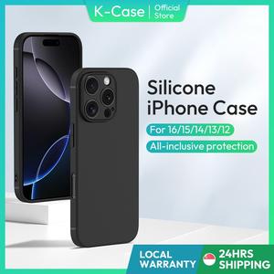 [SG] Silicone iPhone Case Lightweight Matte Cover Full Case for iphone 16/ 15/14 /13/12/11 Pro Max