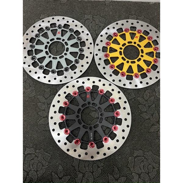 Đĩa thắng trước King Drag V2 267 lồng nhôm CNC gắn mọi loại xe