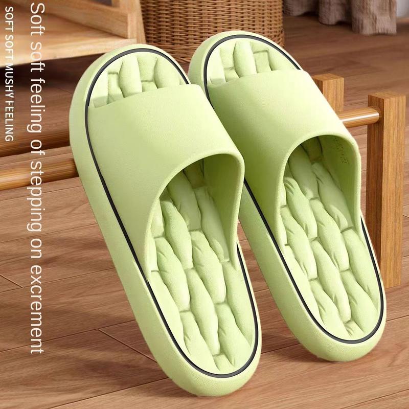 Product Introduction of 2025 New Deodorant Slippers Men's Indoor Home Bathroom Bath Non-Slip Couple Soft Slippers 4