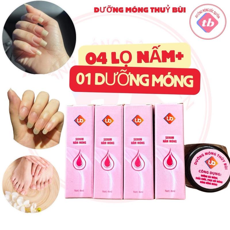 Combo 04 Lọ Nấm Dưỡng Móng Chân và Tay và 01 Hủ Dưỡng Móng Tay, Chăm Sóc Móng Tay Chân Sau Khi Đi Làm Nails