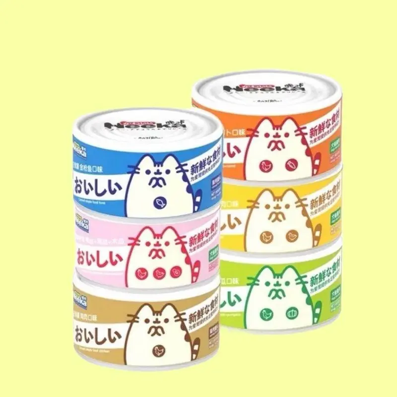 Pate NEEKA sữa lắc thức ăn cho mèo mọi lứa tuổi, pate cho mèo lon 85gr thức ăn cho mèo 0