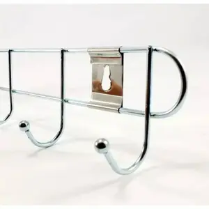 Kapstok Besi Stainless Gantungan Baju Stainless 7 Kait - Hanger Dinding Pakaian Anti Karat