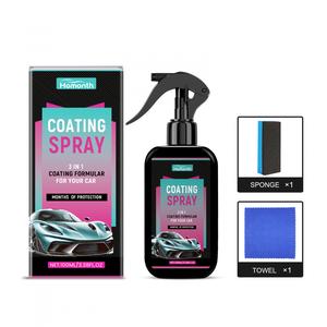 Spray de Recubrimiento para Automóvil – Cera y Protección de Pintura, Pulido, Antisuciedad y Resistente al Polvo (Set Completo)
