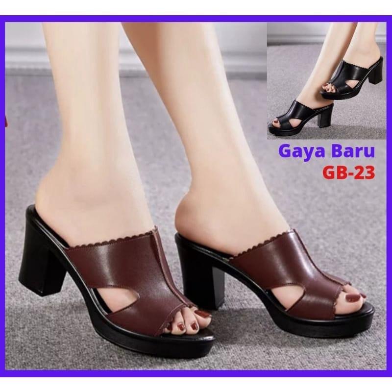 Sandal GB slop/heels modis terbaru murah dan elegant Kasual 2
