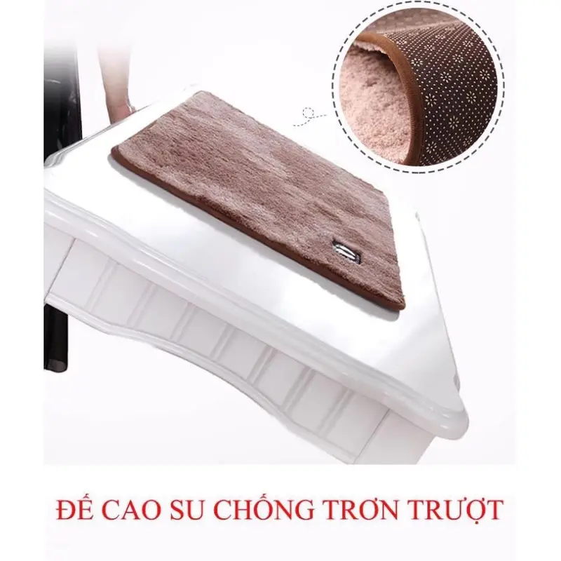 [Combo] 5 Thảm Lau Chân Lông Cừu Len Mềm Thảm Chùi Chân Siêu Thấm Hút 40x60cm 6