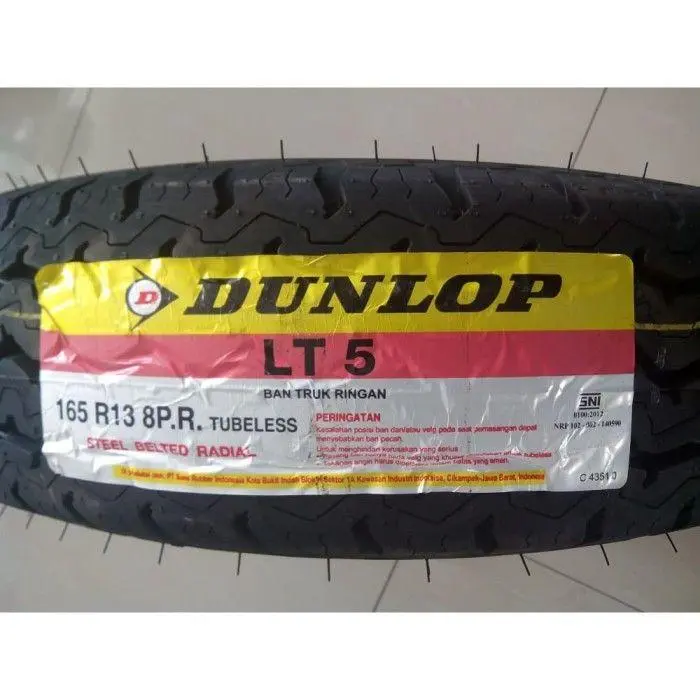 165 R13 8PR Dunlop LT5 ban mobil muatan berat PROMO PAYDAY Car