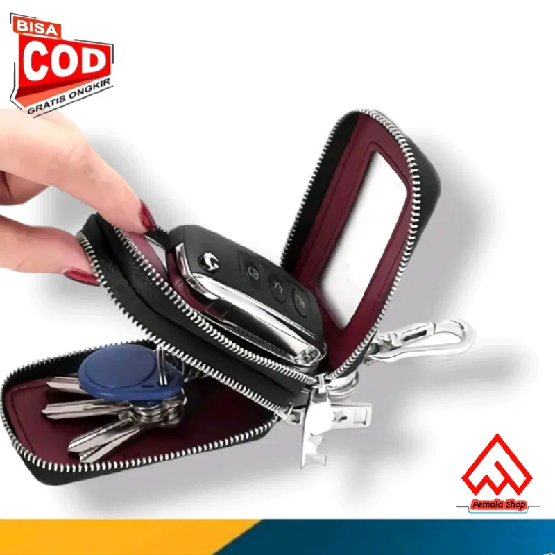 Gantungan kunci impor Dompet stnk mobil motor tranfaran model baru 1
