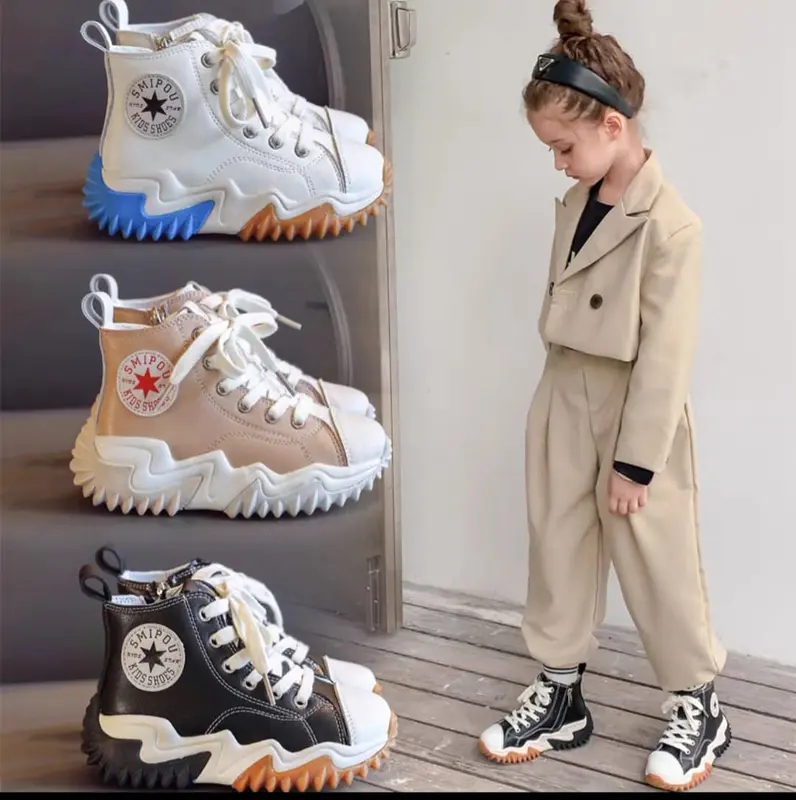 BFS Sepatu Sneakers Anak Wanita Temali Hak 3 Cm Temali AS 188 0