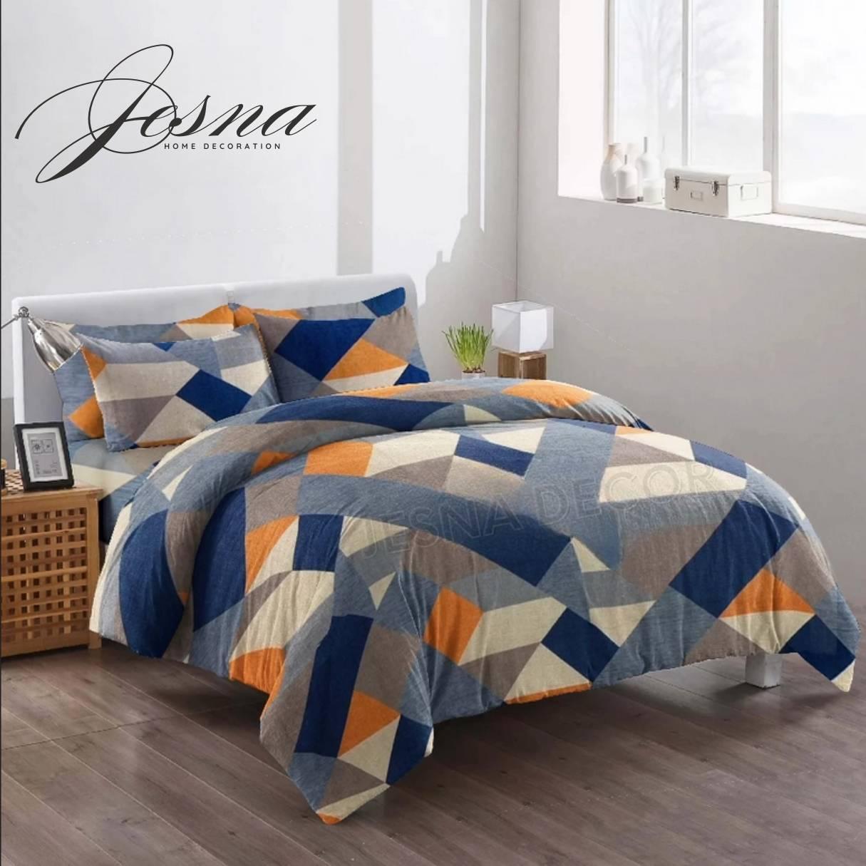BEDCOVER SET AESTHETIC POLOS BOLAK BALIK TWOTONE
