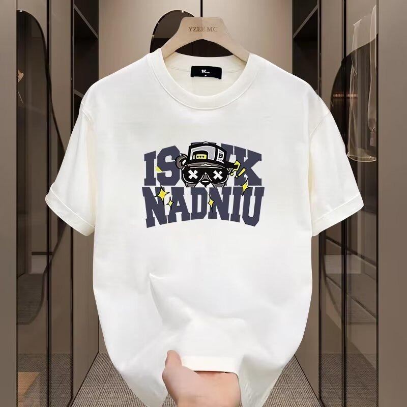  Áo Thun Cho Nam In Hình Thời Trang Áo Thun ngắn Tay Áo Dáng Rộng Thường Ngày Hàng Mới Về 2024 Áo Thun Nam SR0407 Menswear Cổ Tròn 