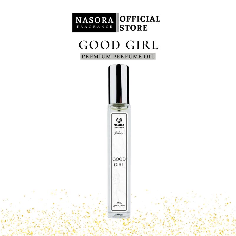 COMBO 2 CHAI Tinh Dầu Nước Hoa Nữ NASORA Good Girl Premium Hương Thơm Ngọt Ngào Thanh Thuần Quyến Rũ Chai Xịt 10ML
