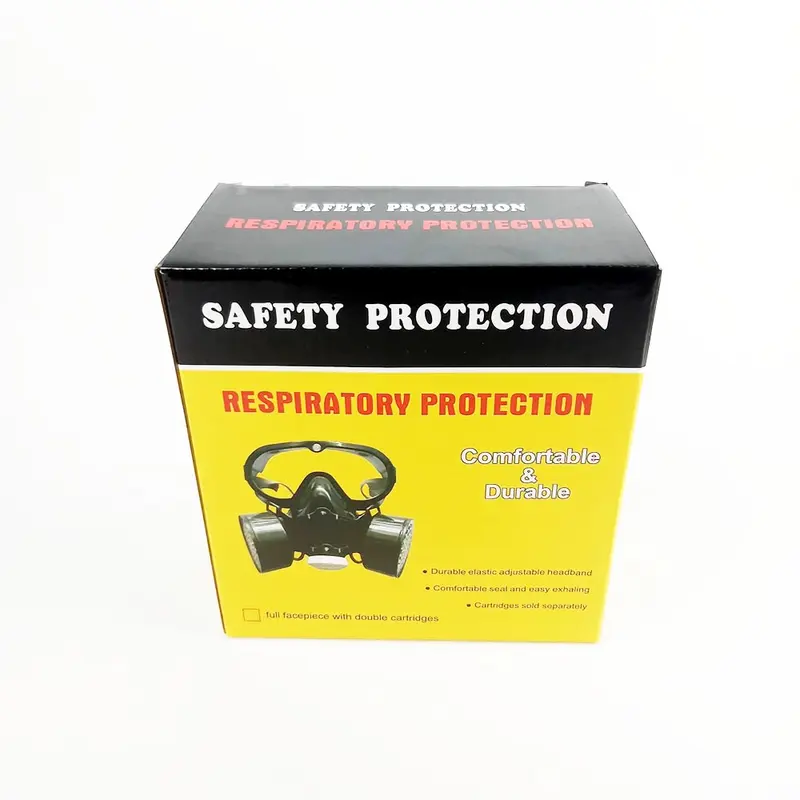 Masker Gas Respirator Full Face with Activated Carbon Filter - SF01 - No Color 1