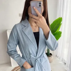 Velvet House - Blazer Stripe VE 103 - Blazer Korean Style - Womenswear 	Women's Tops -	Jackets & Coats