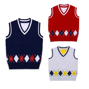 Rompi Rajut anak Shadow Kids Anak TK SD Fashion Anak Murah Berkualitas V-Neck Pakaian