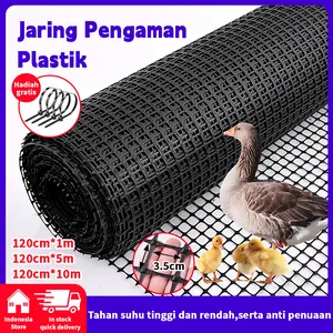 Thick Plastic Fence Netting Hole Diameter 3.5 cm Poultry Farming Fence Plastic Geogrid