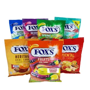 Permen FOXS Oval Crystal Clear ZAK - Netto 125 gr