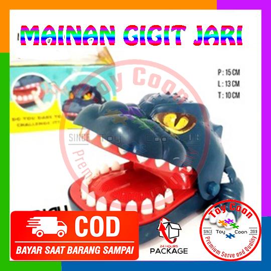 Mainan anak laki laki / mainan anak perempuan mainan crocodile dentist mainan buaya gigit / lion / shark / dentist / MAINAN BUAYA GIGIT JARI CROCODILE DENTIST FINGER BITE RUNNING MAN GAME MAINAN GIGI BUAYA PRANK VIRAL 4