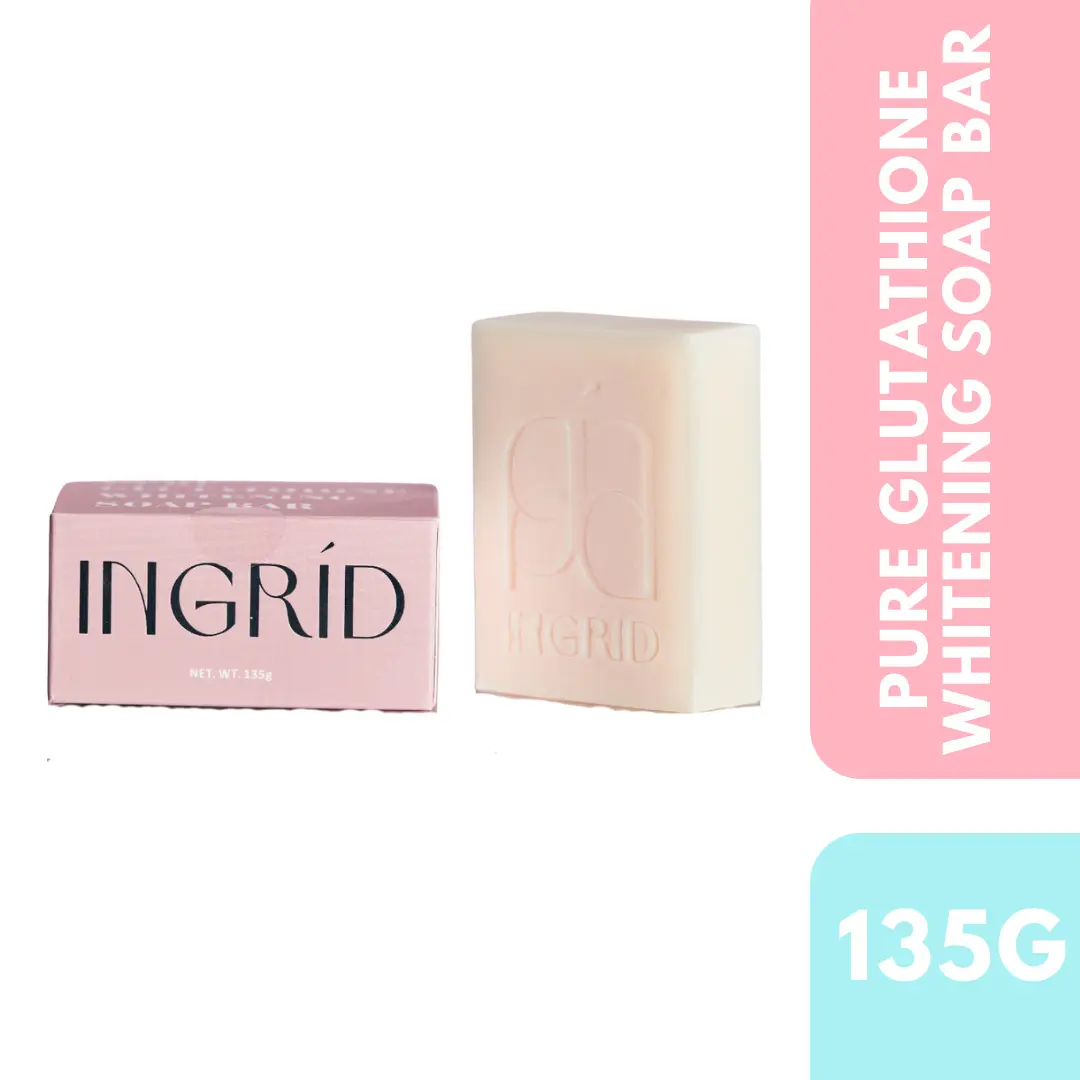 glutathione whitening cleansing bar INGRÍD Pure Glutathione Whitening Soap Bar