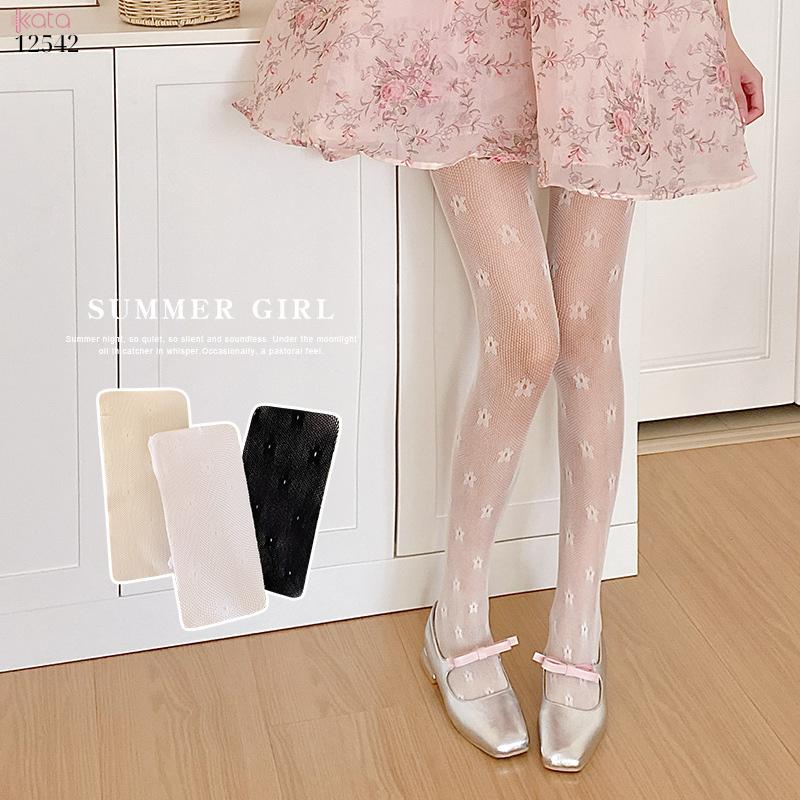 Quần tất ren hoa dễ thương,quần tất nữ lolita mỏng xuân hè 12542 