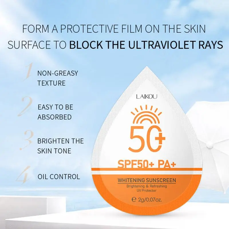 1 Pcs Moisturizing Sunscreen Spf50 Essence Sunscreen Recovery After Sunburn Refreshing And Non Greasy Facial Care
