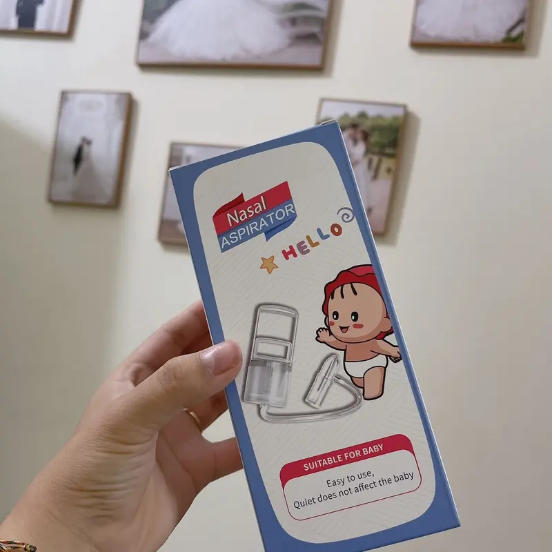 ￼Dụng cụ hút mũi cầm tay thế hệ mới, lực hút mạnh, êm, an toàn cho bé 4