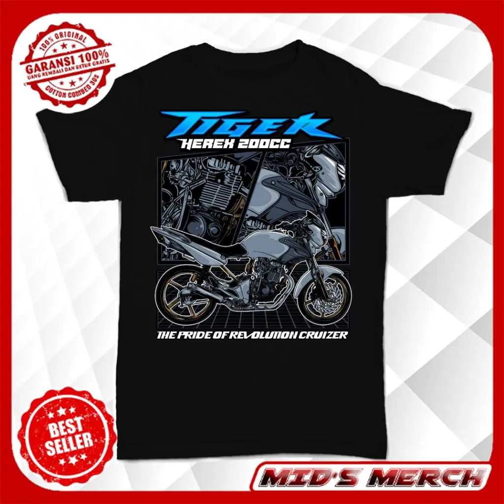 MM - Baju Kaos Motor Racing Anak Tiger Herex 200 Anak 1-14 Laki Tahun Premium Distro Katun | Cotton Combed 30s