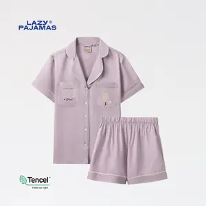 Lazy Pajamas® Tencel™ Silk Sports Series Pajamas Padel  - Piyama | Baju Tidur