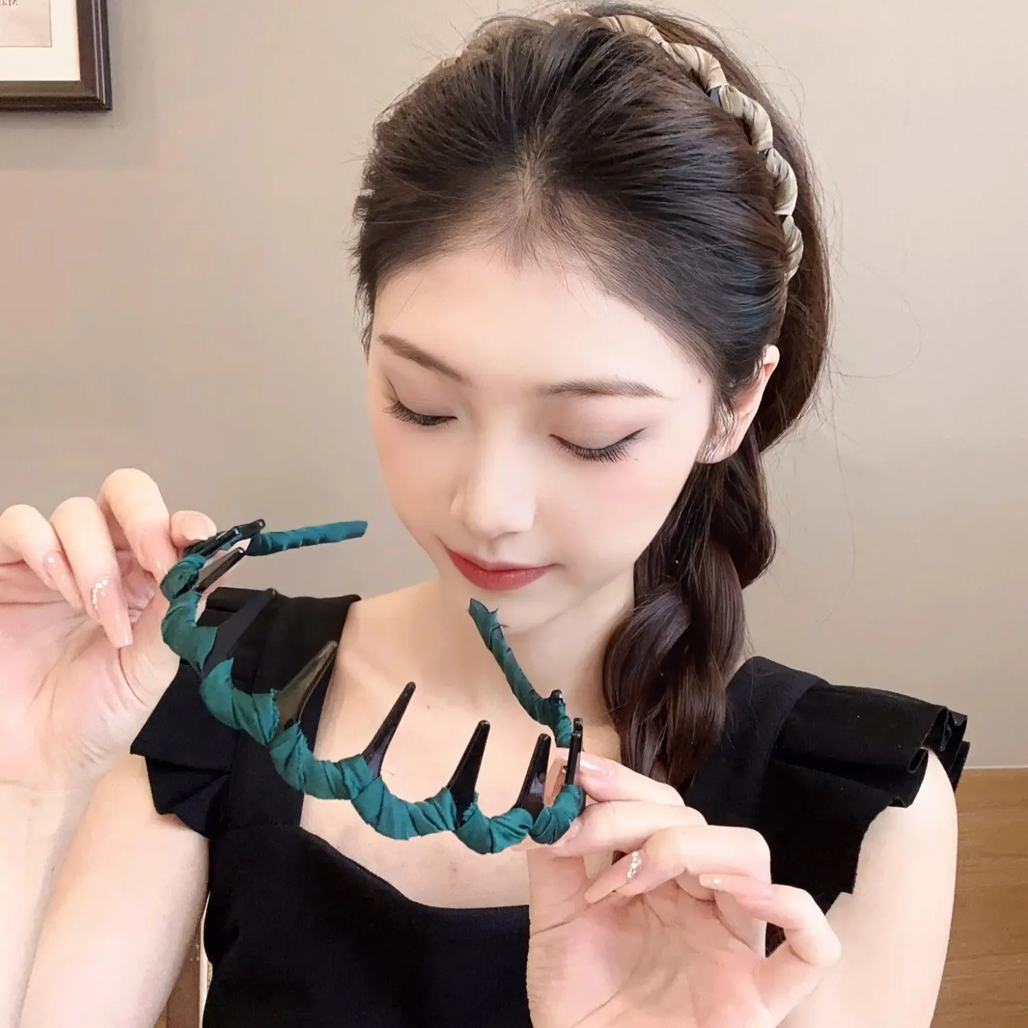Băng Đô Nữ, Bộ Sưu Tập Mùa Thu / Đông Mới, Thời Trang, Dễ Phối Đồ, Vòng Áp Lực Cảm Giác Cấp Độ, Phụ Kiện Trên Đầu, Kẹp Tóc, Phụ Kiện Đội Đầu