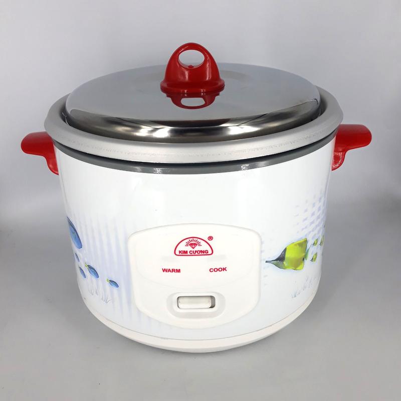 Nồi cơm điệm Kim Cương 1.8 lít nắp rời, hàng Việt Nam chất lượng cao Cooker Nấu Cơm Nồi Cơm Điện Nấu Ăn