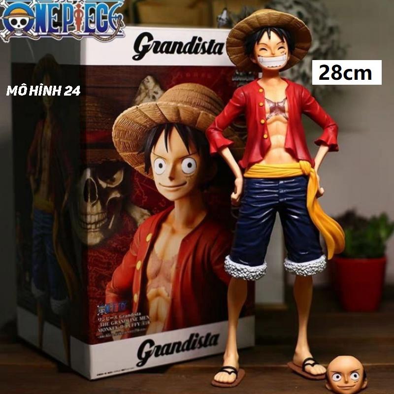 [28cm] Mô hình cao cấp Monkey D Luffy Figure Onepiece Đồ chơi mô hình Đảo hải tặc giá sỉ trẻ em one piece LÙ 28CM
