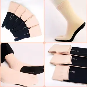 Kaos Kaki Jempol Muslimah Kaos Kaki Wanita 2 Jari Panjang Hitam Umroh