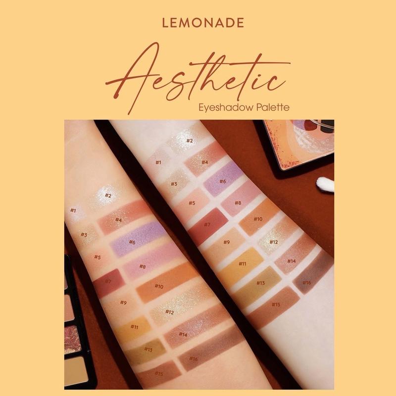Bảng mắt Lemonade Aesthetic Eyeshadow Palette 16 ô (1.3g*16) 3